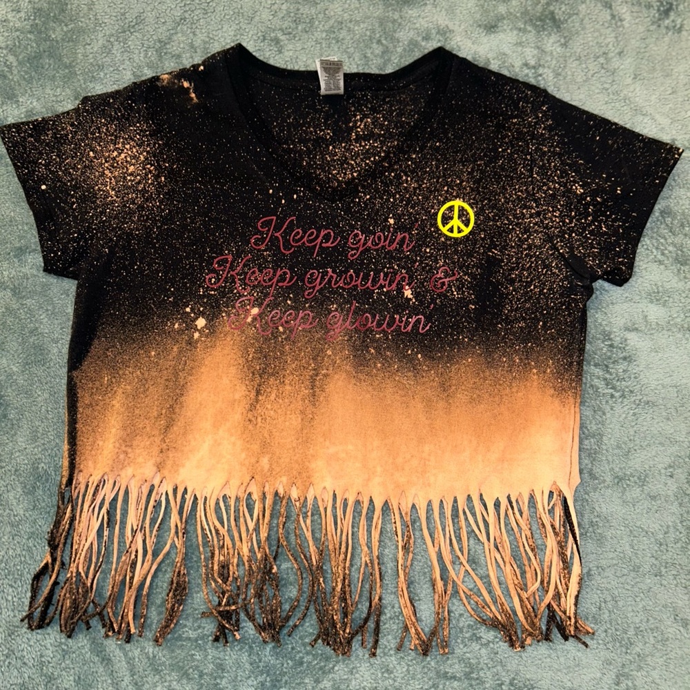 Women’s medium custom made crop top